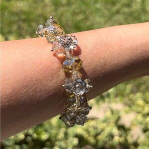 Elegant Crystal Beaded Bracelet